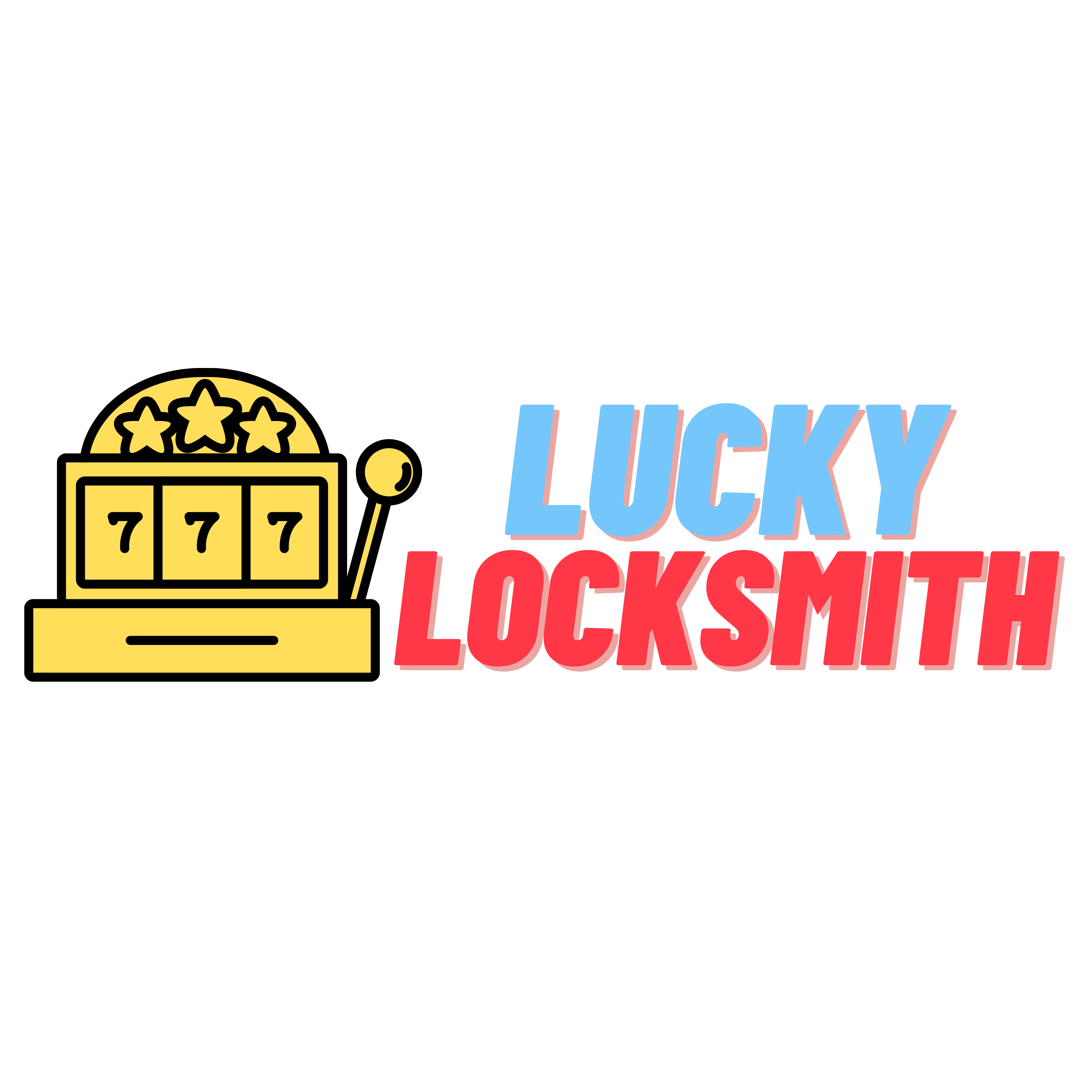 777 lucky locksmith logo